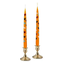 Autumn Heart Tapers (2)