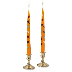 Autumn Heart Tapers (2)