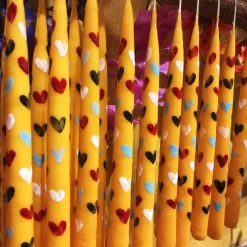 Autumn Heart Tapers (2)