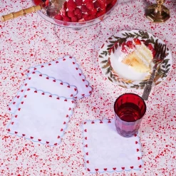 Baby Heart Cocktail Napkins (4)