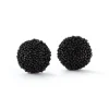 Black Caviar Earrings