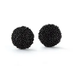 Black Caviar Earrings