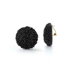 Black Caviar Earrings