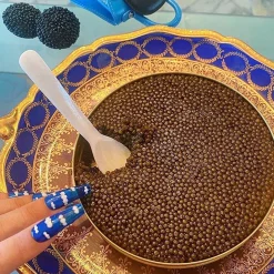 Black Caviar Earrings