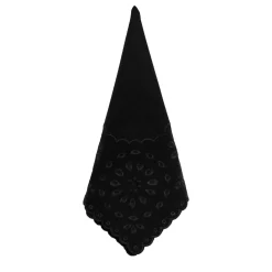 Black Eyelet Dinner Napkins (4)