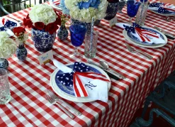 Blue & White Ceramic Straws (4)