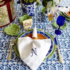 Blue & White Tablecloth