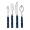 Blue "Bamboo" Flatware