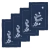 Blue Chinoiserie Cocktail Napkins (4)