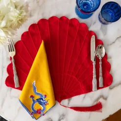 Blue Dragon Dinner Napkins (4)