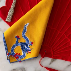 Blue Dragon Dinner Napkins (4)