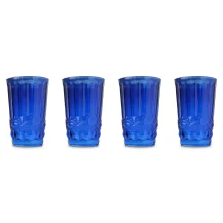 Blue Highball Glasses (4)
