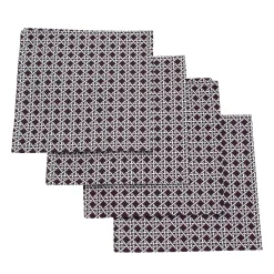 Brown Cane Napkins (4)