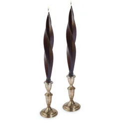 Brown Feather Candles (2)