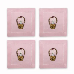 Bunny Basket Cocktail Napkins (4)