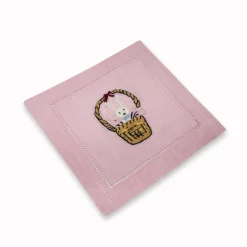 Bunny Basket Cocktail Napkins (4)