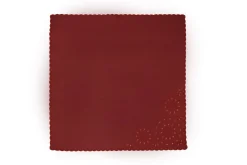 Burgundy Eyelet Dinner Napkins (4)