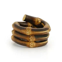 Burnt Bamboo Napkin Rings (4)