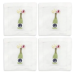 Champagne Girl Cocktail Napkins (4)