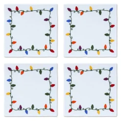 Christmas Lights Cocktail Napkins (4)