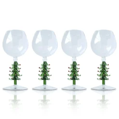 Christmas Stem Glass
