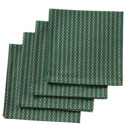 Christmas Stripe Napkins (4)