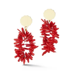 Coral Earrings