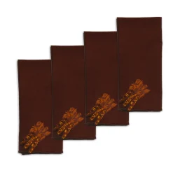 Decorative Corn Dinner Napkins (4)
