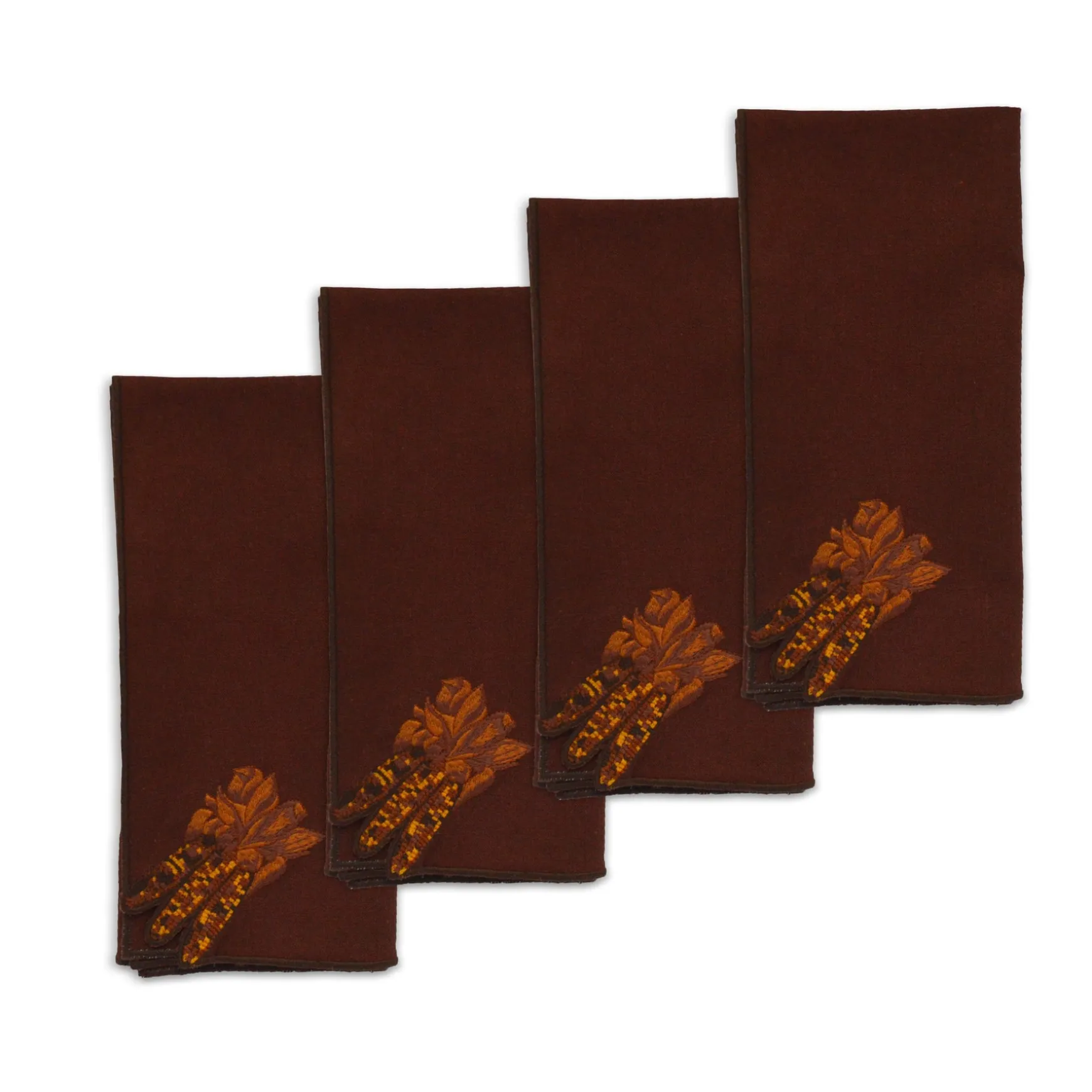 Decorative Corn Dinner Napkins (4)