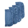 Denim Napkins With Ruffled Edge (4)