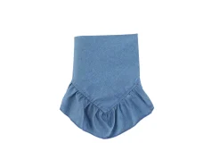 Denim Napkins With Ruffled Edge (4)