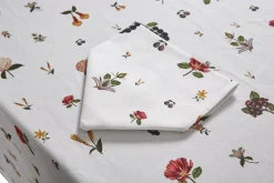 Dotted Floral Tablecloth