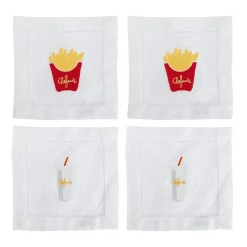 Drive-Thru Cocktail Napkins, Set of 4