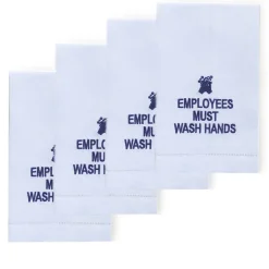 Employees Must Wash Hand Towels (4)