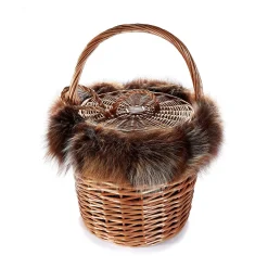 Fox Fur Basket