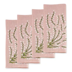 Fresh Lily of the Valley Dinner Napkins