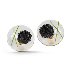 Glass Blini Earrings