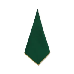 Gold & Green Dinner Napkins (4)
