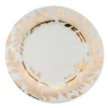 Gold Leaves Dinner Plate