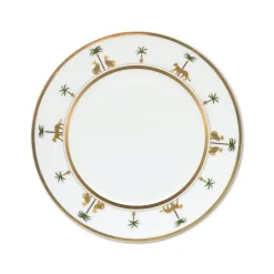Gold Leopard Dinner Plate