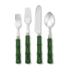 Green "Bamboo" Flatware