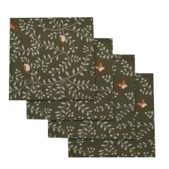 Green Branch Napkins (4)
