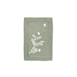 Green Chinoiserie Cocktail Napkins (4)