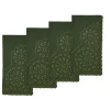 Green Eyelet Dinner Napkins (4)