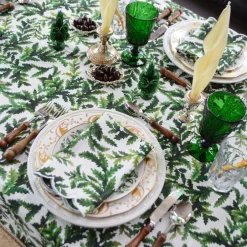 Green Leaf Tablecloth