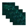 Green Marble Napkins (4)