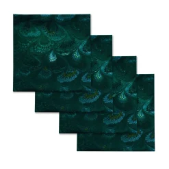 Green Marble Napkins (4)