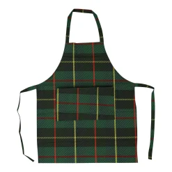 Green Plaid Apron