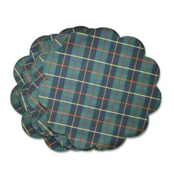Green Plaid Placemats (4)