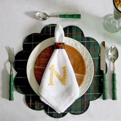 Green Plaid Placemats (4)